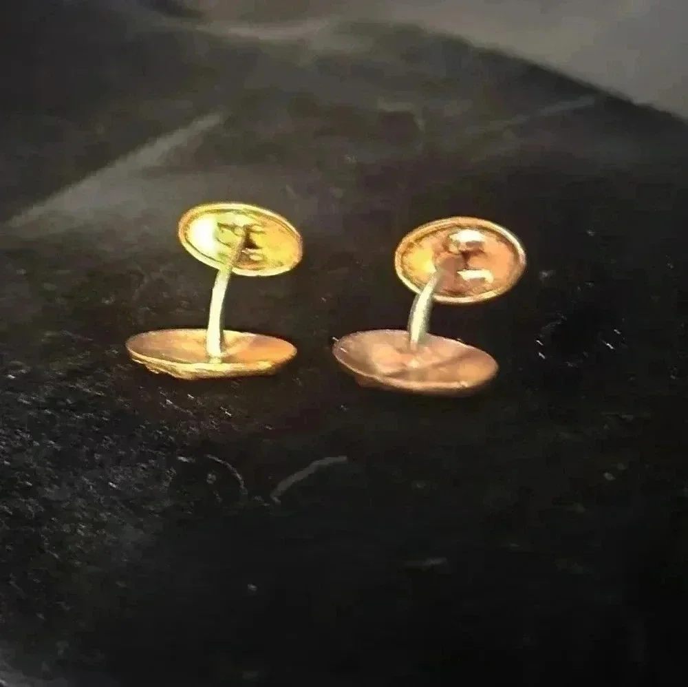 Vintage hinged gold filled Victorian era cufflinks